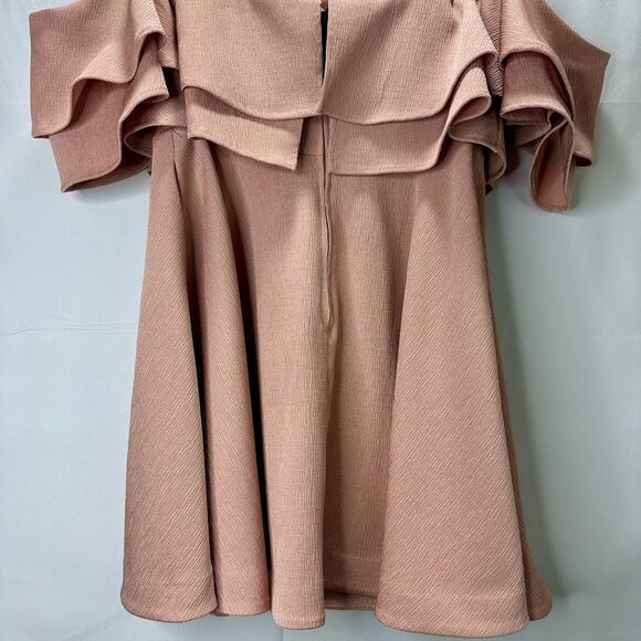 Keepsake the Label Pink Serenity Two Tiered Ruffle Dress Size L - Picture 8 of 12